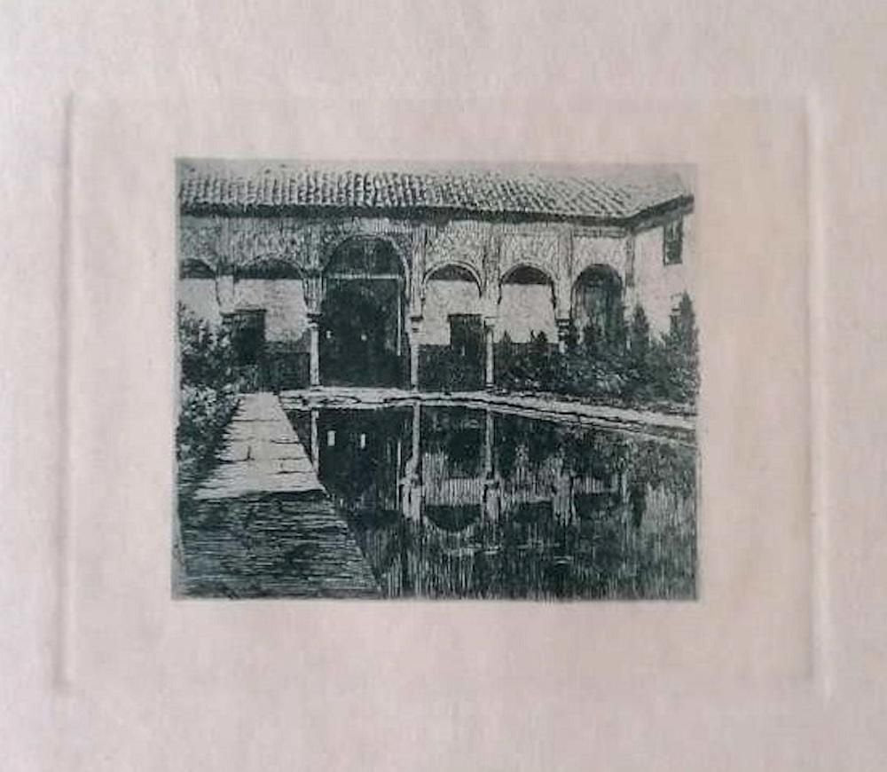 Luca Beltrami - Certosa - Original Etching on Paper - 1884