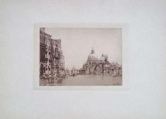 Luca Beltrami, Venice, Canal Grande, Etching, 1877-ZCI-1770086