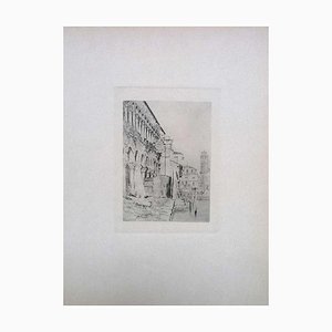 Luca Beltrami, Venice, il Fondaco dei Turchi, Etching, 1877-ZCI-1770085