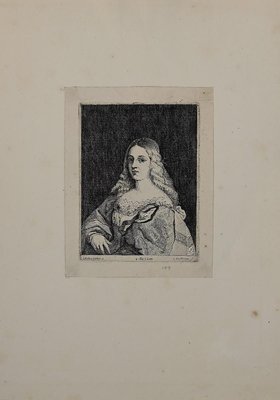 Lucas Vorsterman the Younger, Portrait, Etching, 19th-Century-ZCI-886080