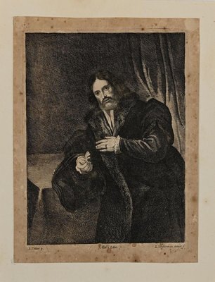 Lucas Vorsterman the Younger, Portrait, Etching, 19th-Century-ZCI-886082