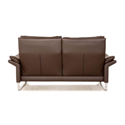 Lucca Leather Two Seater Brown Sofa from Erpo-RQW-1738006