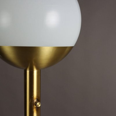 Luci P428 Floor Lamp in Brass & Glass by Pia Guidetti Crippa, Italy, 1970s-VMM-2042322