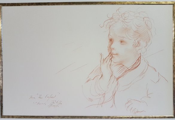 Lucien Philippe Moretti, For a Child, Original Drawing-KHH-1200643