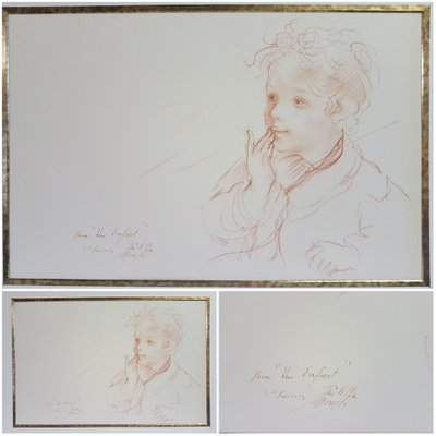 Lucien Philippe Moretti, For a Child, Original Drawing-KHH-1200643