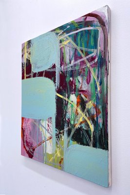 Ludovic Dervillez, Beacons, Acrylic & Mixed Media on Canvas, 2021-RMD-1443930