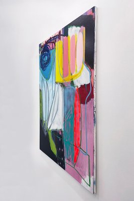 Ludovic Dervillez, Delight, Acrylic & Mixed Media on Canvas, 2021-RMD-1443959