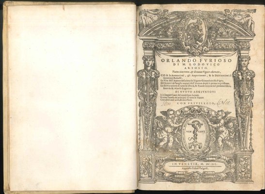 Ludovico Ariosto, Orlando Furioso, Original Illustrated Edition, 1603-ZCI-941514