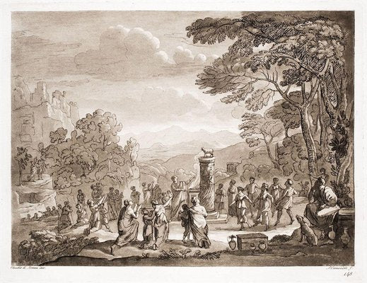 Ludovico Caracciolo after Claude Lorrain, Liber Veritatis, Etching, 1815-ZCI-1762330