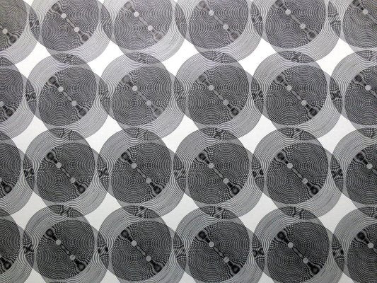 Ludwig Wilding, Single With 7 X 7 Circles, Zincography, 1968-NY-810980