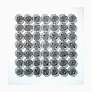 Ludwig Wilding, Single With 7 X 7 Circles, Zincography, 1968-NY-810980