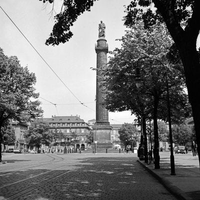 Ludwigs Column at Luisenplatz Square at Darmstadt, Germany, 1938, Printed 2021-DYV-997886