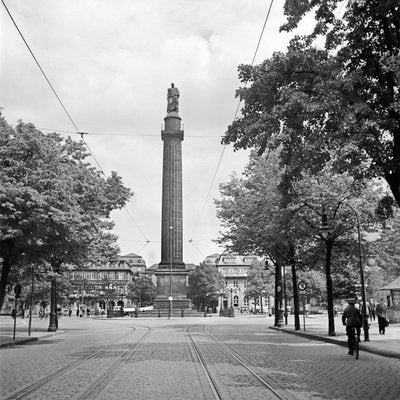 Ludwigs Column at Luisenplatz Square at Darmstadt, Germany, 1938, Printed 2021-DYV-997876