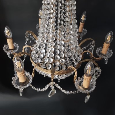 Lüstre a Corbeille Chandelier, 1890s-NWA-1730050