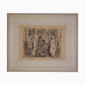 Luigi Bartolini - Window Front - Etching - Mid-20th-Century-ZCI-913403