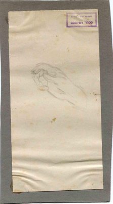 Luigi Galli, The Hand, Drawing, Late 19th-Century-ZCI-1164148