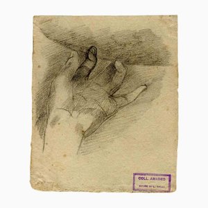 Luigi Galli, The Hand, Original Drawing, 19th-Century-ZCI-1164152