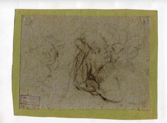 Luigi Galli, The Sketch, Original Drawing, Late 19th-Century-ZCI-1164056