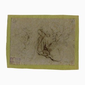 Luigi Galli, The Sketch, Original Drawing, Late 19th-Century-ZCI-1164056