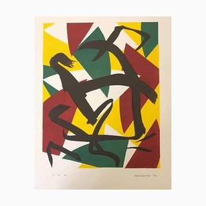 Luigi Montanarini, Abstract Composition, 1974, Lithograph-ZCI-759229