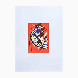 Luigi Montanarini, Abstract Composition, Original Lithograph, 1973-ZCI-1281551