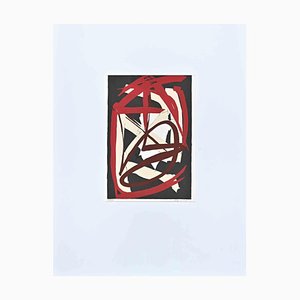 Luigi Montanarini, Abstract Composition, Original Lithograph, 1973-ZCI-1281565