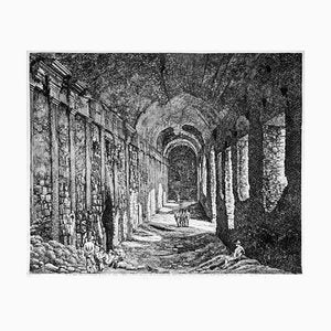 Luigi Rossini - Interior View of the Substructures ... - Etching - 1824-ZCI-913458