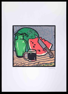 Luigi Servolini, Still Life, Original Screen Print, 1950s-ZCI-1300575