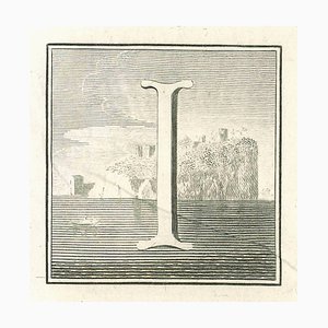 Luigi Vanvitelli, Letter I, Etching, 18th Century-ZCI-1781739