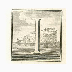 Luigi Vanvitelli, Letter of the Alphabet I, Etching, 18th Century-ZCI-1775506