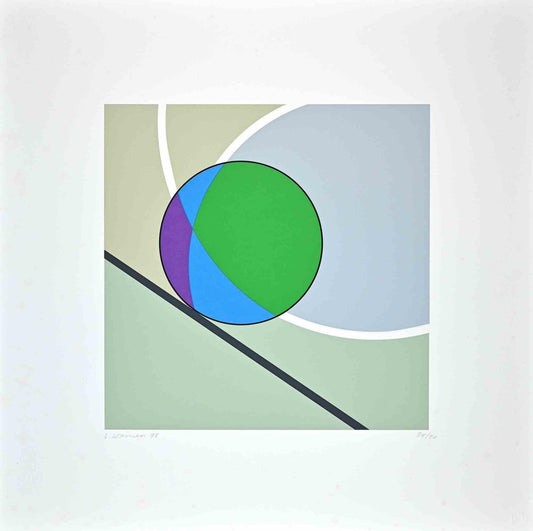 Luigi Veronesi, Sun, Screen Print, 1995