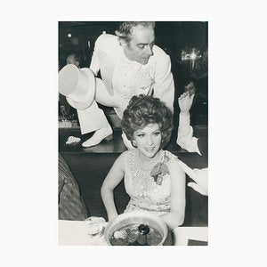 Luigia Gina Lollobrigida at Nightclub, 1950s, Photograph-DYV-1763799