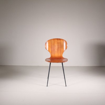 Lulli Chairs in Bentwood by Carlo Ratti, 1950s, Set of 4-VJY-1821083