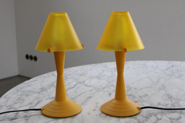 Lulu Z2000 Table Lamps from Veneta Lumi, 1990s, Set of 2-FJP-1717667