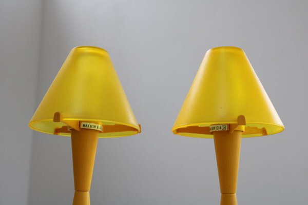 Lulu Z2000 Table Lamps from Veneta Lumi, 1990s, Set of 2-FJP-1717667