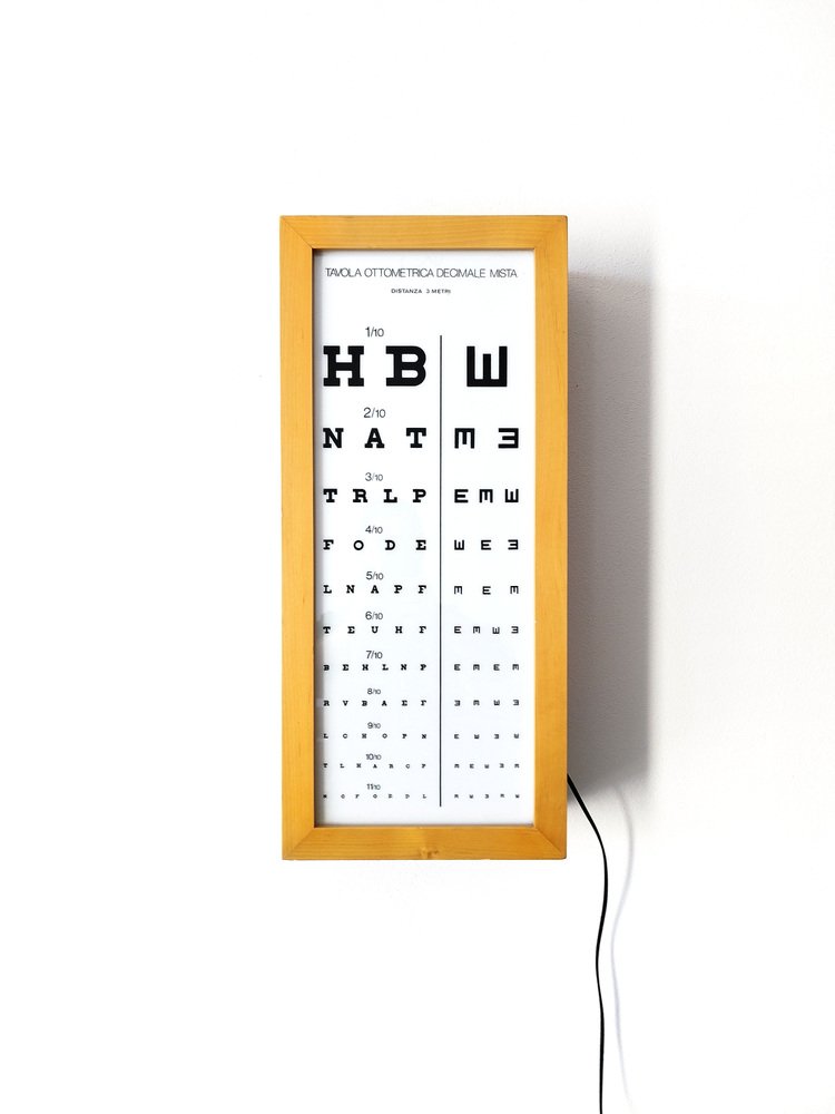 Luminous Optometric Table, 1970s