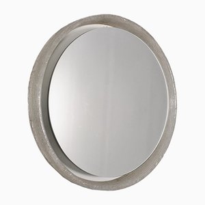 Luminous Round Mirror in Acrylic Glass-OWS-1027856