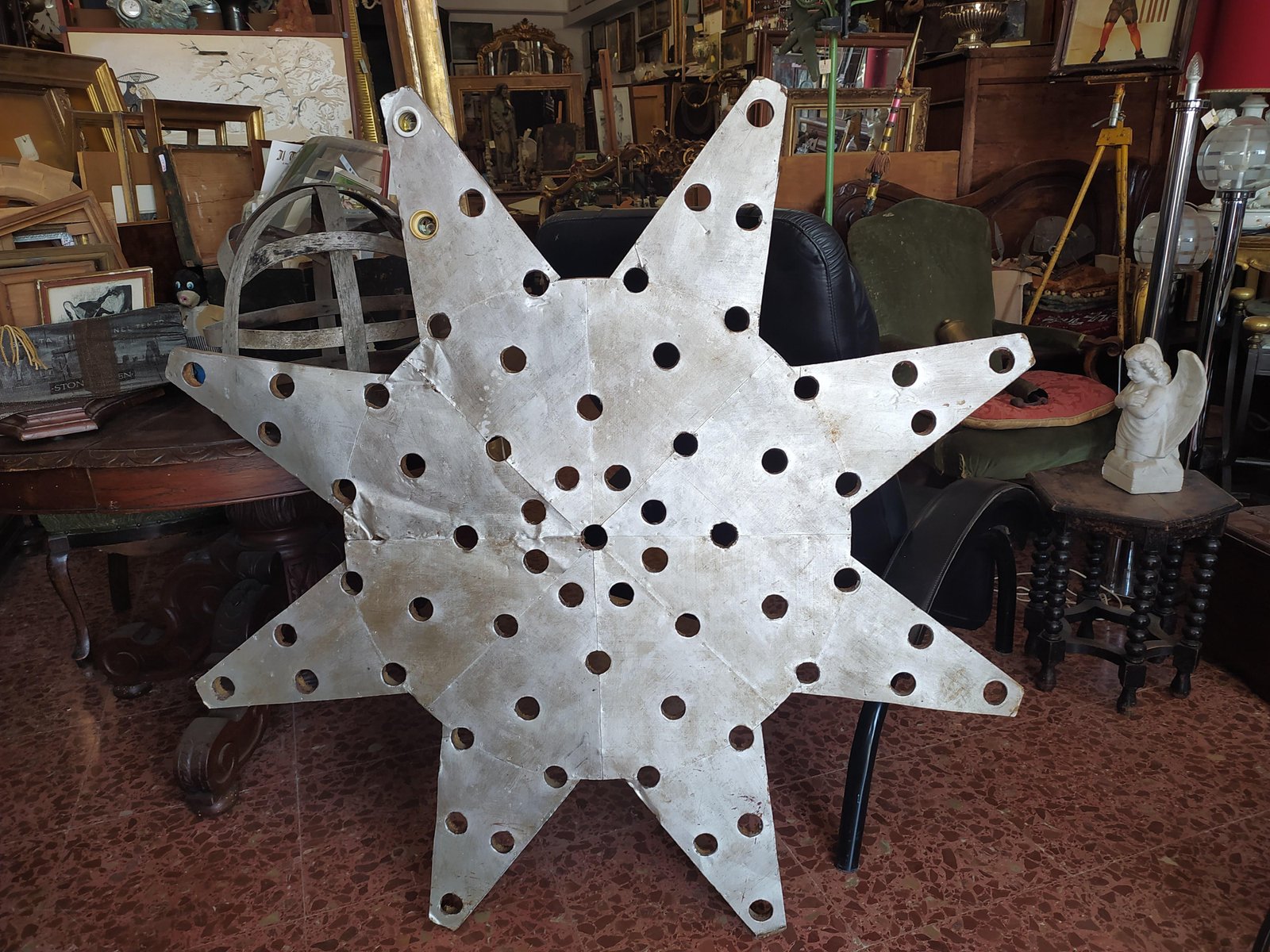 Luminous Star with Eight Tips, Italy, 1940s