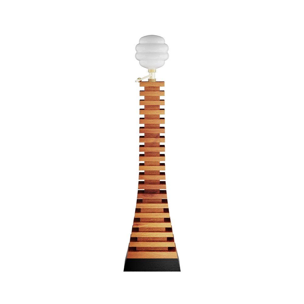 Luminous Wood Floor Lamp by Hommés Studio