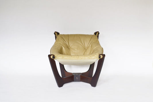 Luna Lounge Chair by Odd Knutsen for Hjellegjerde Møbler AS, 1970s