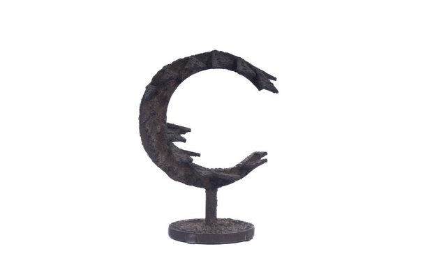 Luna Sculpture in Wrought Iron-SRP-1792819