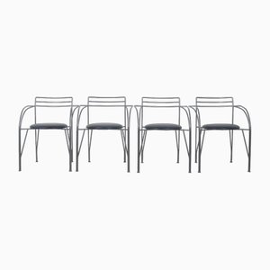 Lune d'Argent Chairs by Pascal Mourgue for Fermob, 1980s, Set of 4-VCR-1812800