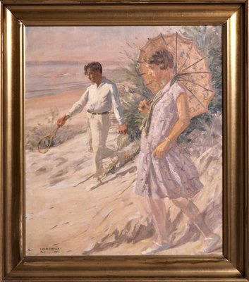 Luplau Janssen, Fanø, Painting, Oil on Canvas, 1926-SA-902794