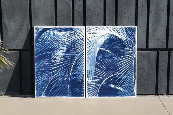 Lush Palm Bushes, 2020, Cyanotype-RWC-1284627