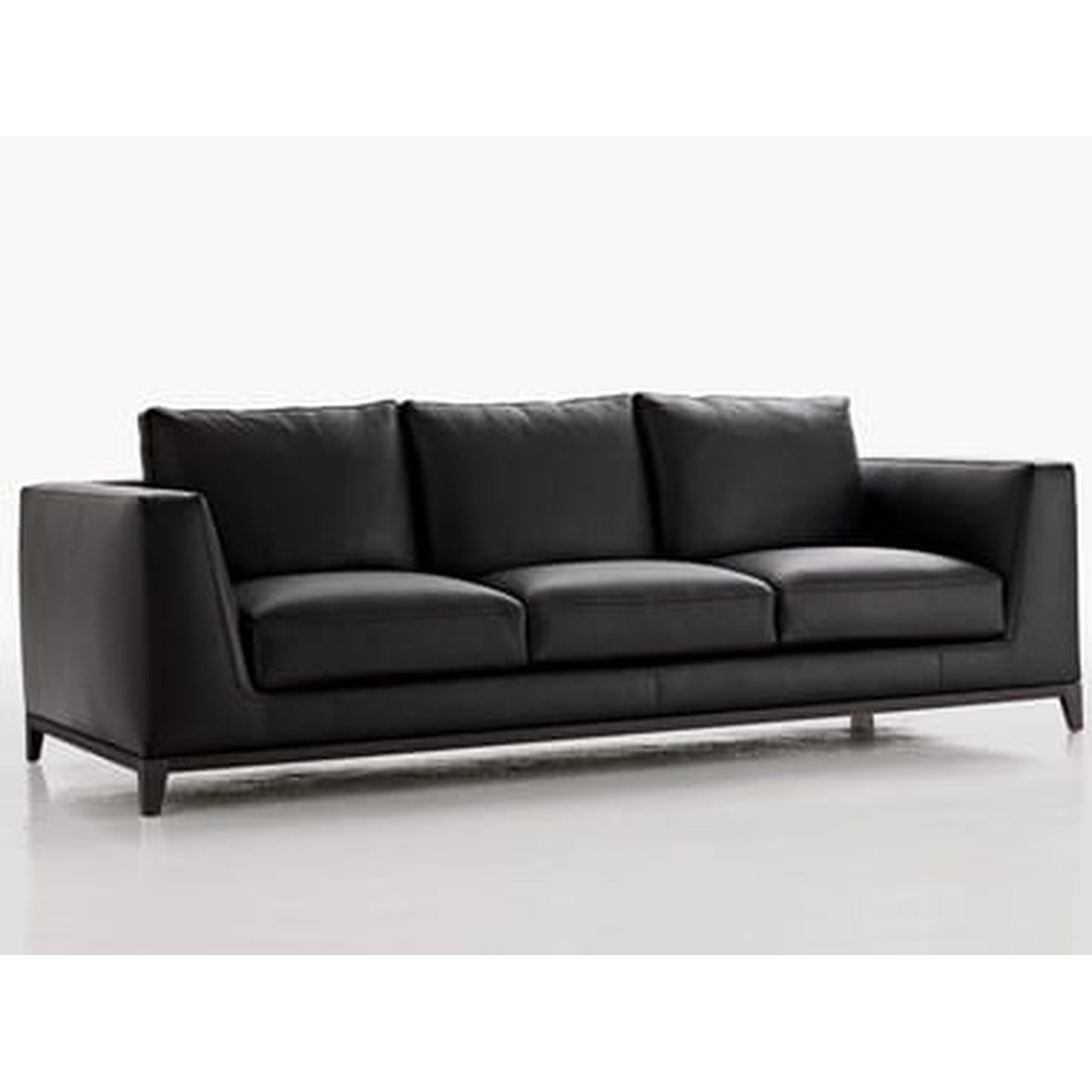 LUTETIA - 3 seater leather sofa
