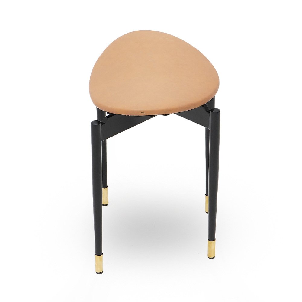 Lutrario Stool by Carlo Mollino for Doro Cuneo, 1950s