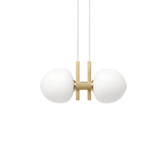 MEMOIR 120 II Pendant Lamp by LYFA #Brass/ Opal