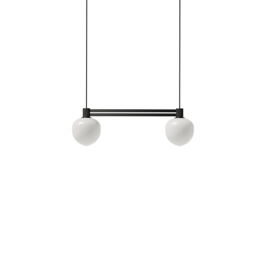 MEMOIR 120 SIDE BY SIDE II Pendant Lamp by LYFA #Black/ Opal