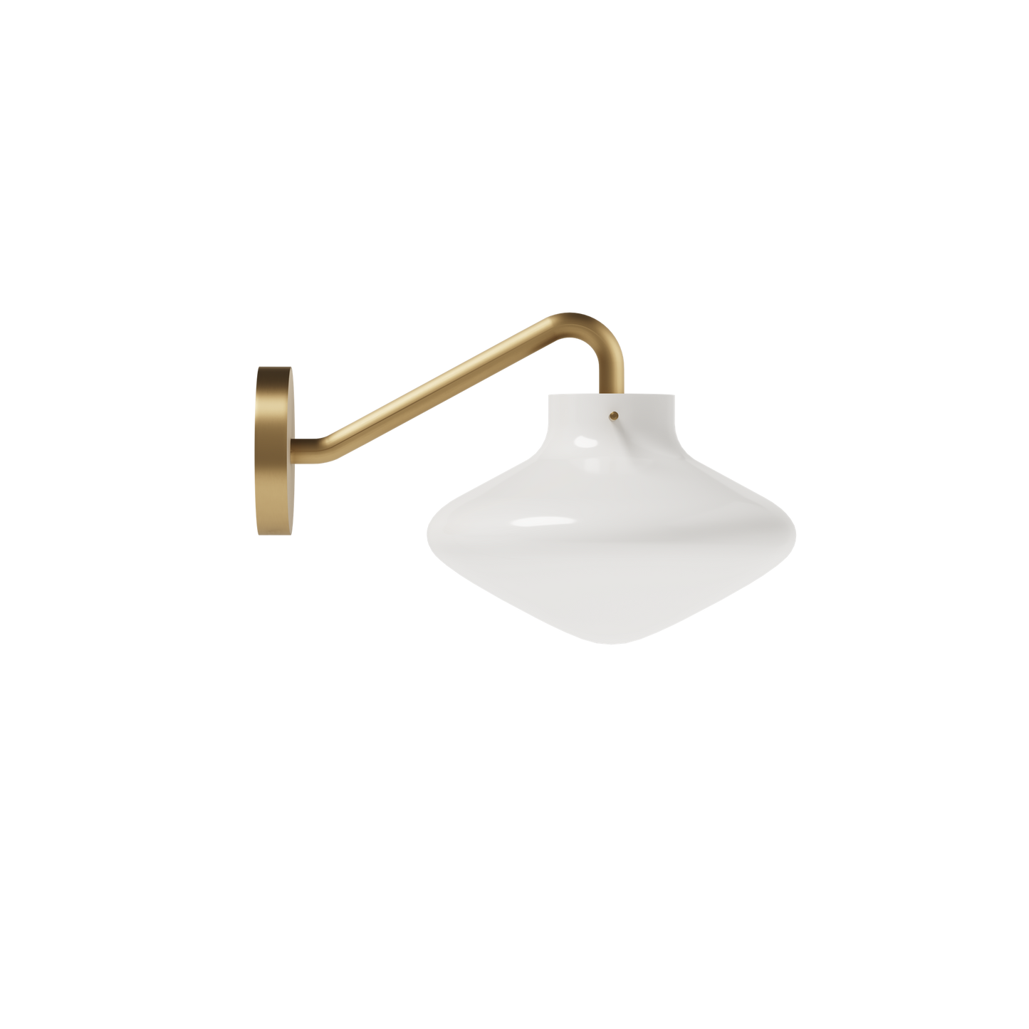 REPOSE 175 Wall Lamp by LYFA #Brass/ Opal