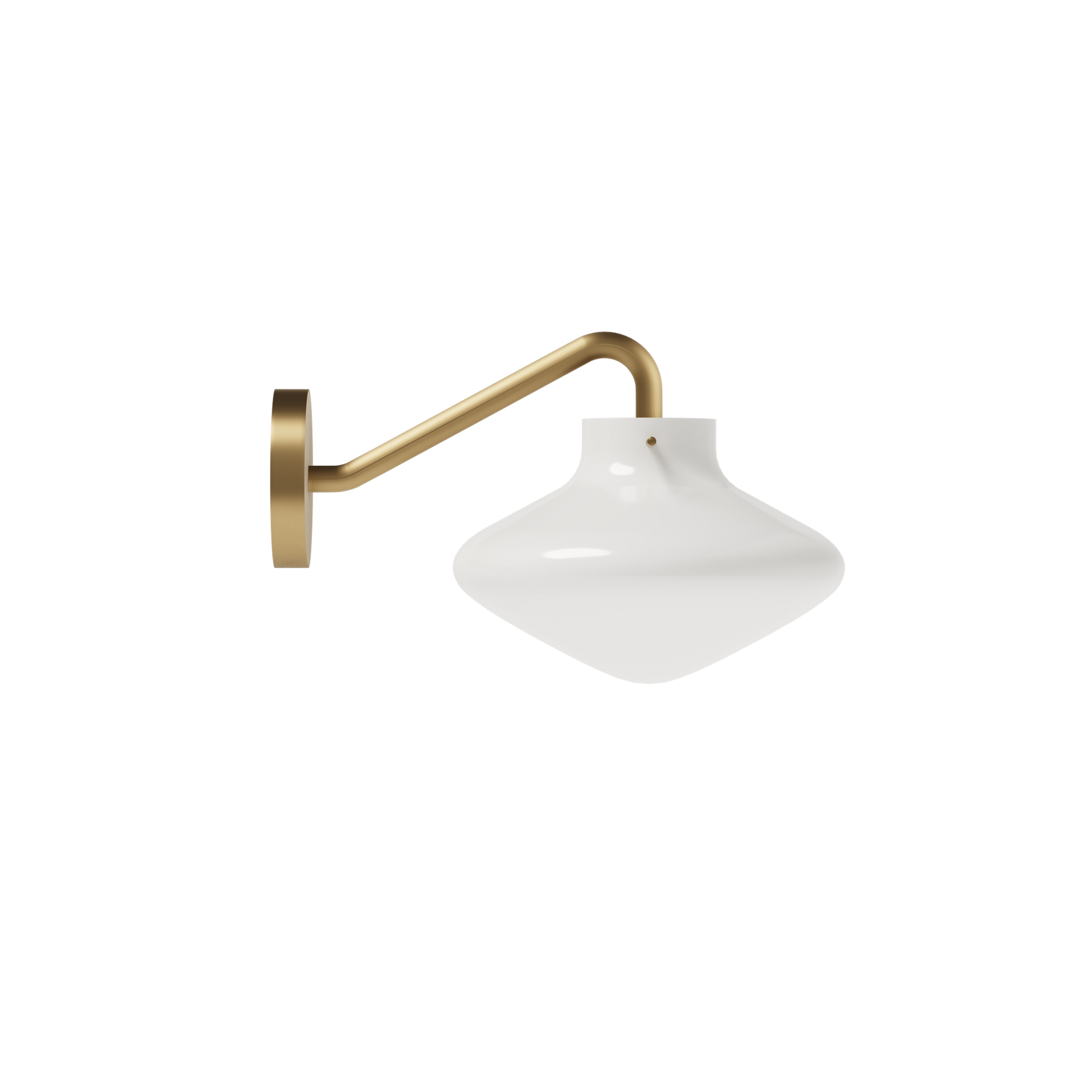 REPOSE 175 Wall Lamp by LYFA #Brass/ Opal